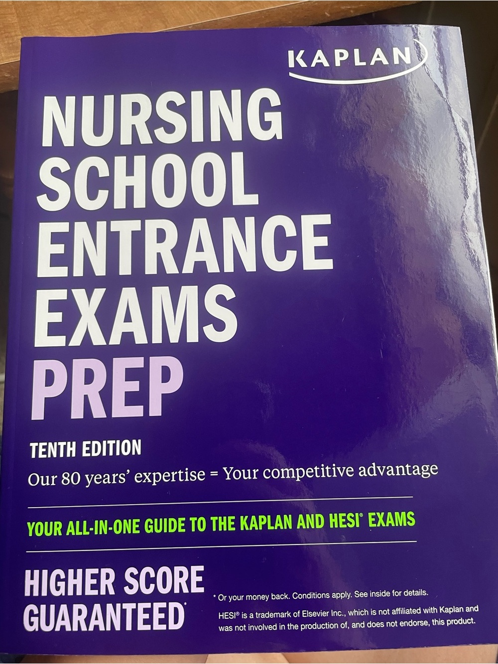 Kaplan Nursing School Entrance Exams Prep 10th Ed